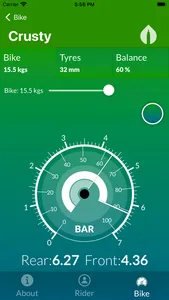 Tire Pressure for cyclists screenshot 6