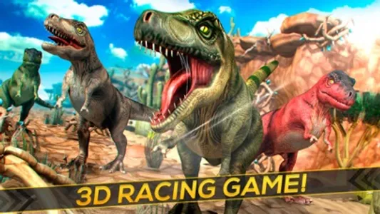 Jurassic Race Run: Dinosaur 3D screenshot 0