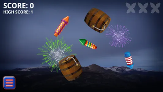 Fireworks Finger Fun Game screenshot 0