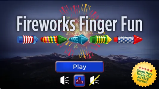 Fireworks Finger Fun Game screenshot 2