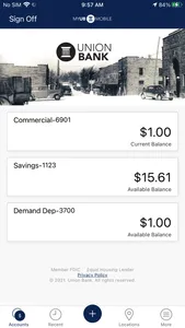 Union Bank Mobile screenshot 2