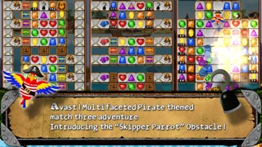 Pirate Drops - Match three puzzle screenshot 1