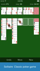 Solitaire-classic poker game screenshot 0