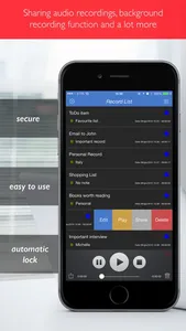 Private Voice Recorder Pro screenshot 2
