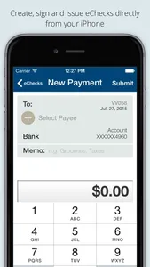 eChecksPro Mobile Checkbook screenshot 2