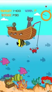 Magnetic Cat Fishing Games for Kids: Catch Fish That You Can! screenshot 4