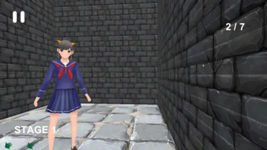 ３D迷路 女子高生をさがせ screenshot 2