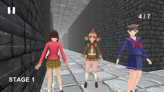 ３D迷路 女子高生をさがせ screenshot 4