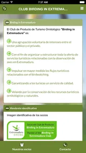 Birding in Extremadura APP screenshot 1