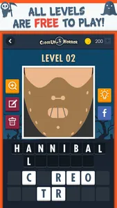 Close Up Horror Quiz: Guess character from photo! screenshot 1