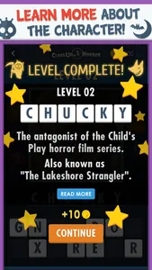 Close Up Horror Quiz: Guess character from photo! screenshot 2