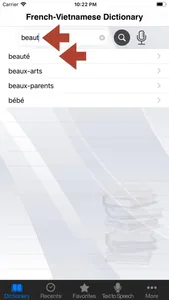 French-Vietnamese Dictionary screenshot 0
