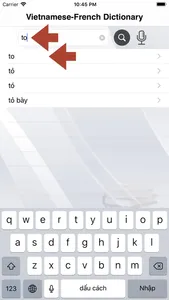 Vietnamese-French Dictionary screenshot 0