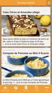 Recettes pour diabétiques screenshot 0