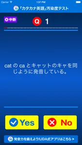 「カタカナ英語」汚染度テスト screenshot 2