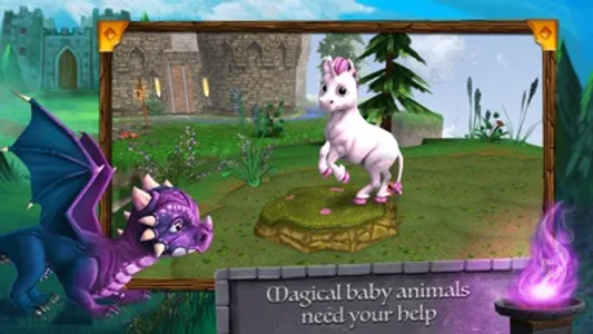 Fantasy Baby Animals FREE screenshot 1