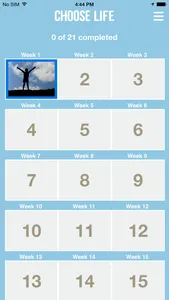 Choose Life 21 Challenge screenshot 1