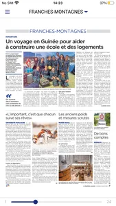 Le Quotidien Jurassien screenshot 1