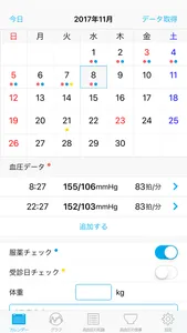 e血圧手帳 screenshot 1
