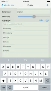 Word List Manager screenshot 2