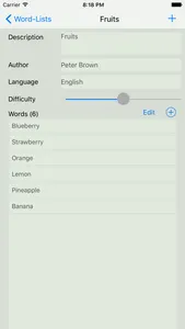 Word List Manager screenshot 3