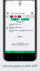 PGP Everywhere screenshot 1