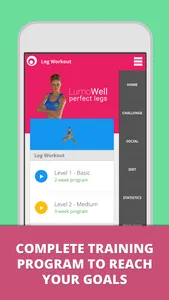 Leg Workouts Lumowell Training screenshot 0