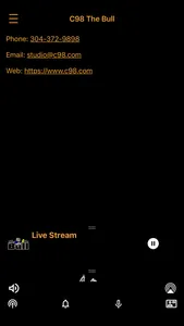 C98 The Bull WCEF-FM screenshot 2