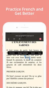 French Reading and Audio Books screenshot 0