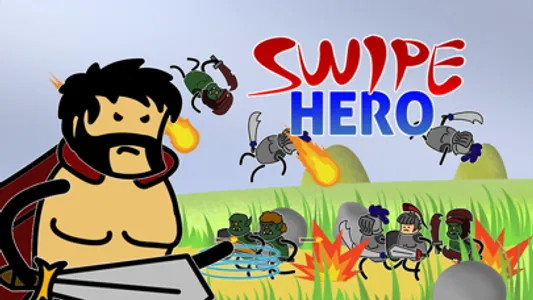 Swipe Heroes - The Endless Medieval Gauntlet screenshot 0