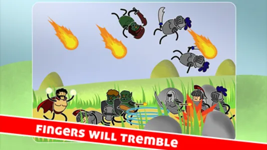 Swipe Heroes - The Endless Medieval Gauntlet screenshot 1