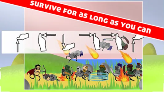 Swipe Heroes - The Endless Medieval Gauntlet screenshot 3