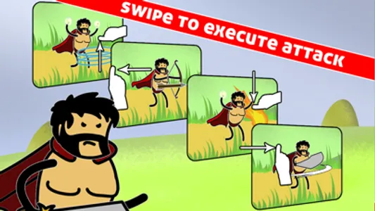 Swipe Heroes - The Endless Medieval Gauntlet screenshot 4