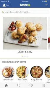 taste.com.au recipes screenshot 2