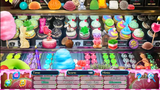 Hidden Objects Candy Shop Seek screenshot 2