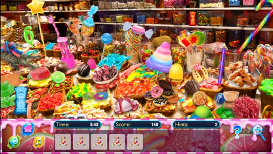 Hidden Objects Candy Shop Seek screenshot 5