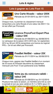 Concours Pronostics screenshot 4