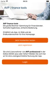 AVP finance tools screenshot 0