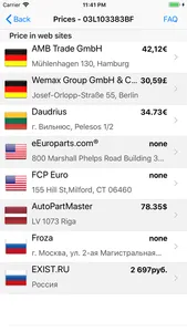 VW parts and diagrams screenshot 4