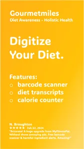 Gourmetmiles: Diet Awareness screenshot 0