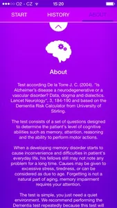 Dementia Test - risk calculator of dementia screenshot 3
