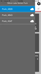 Silicon Labs SensorPuck Cloud screenshot 2