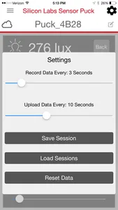 Silicon Labs SensorPuck Cloud screenshot 3
