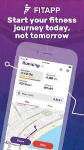 FITAPP: Run Distance Tracker screenshot 0