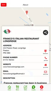 Franco's Italian Restaurant Longridge screenshot 4