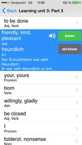 Goethe A1 Vocabulary screenshot 1