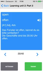 Goethe A1 Vocabulary screenshot 3