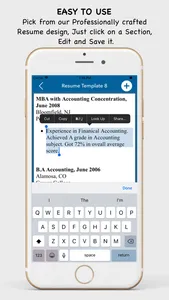 My Resume Builder - CV Maker screenshot 1
