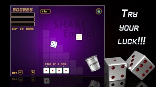 Addict Farkle - Deluxe Vegas Solo Free Casino Game screenshot 2