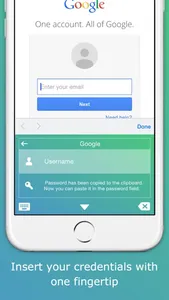 Passboard - Logins and Passwords Credentials Keyboard screenshot 2